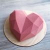 3 PCS Diamond Love DIY Cake Silicone Mold Sponge Baking Tool Chiffon Mousse Dessert Mold