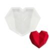 3 PCS Diamond Love DIY Cake Silicone Mold Sponge Baking Tool Chiffon Mousse Dessert Mold
