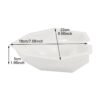 3 PCS Diamond Love DIY Cake Silicone Mold Sponge Baking Tool Chiffon Mousse Dessert Mold