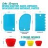106 in 1 Cake Turntable Set Stainless Steel Decorating Mouth Cake Decorating Baking Tool, 106 PCS/Set Purple, 106 PCS/Set Blue