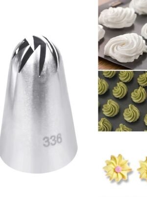 Large Size Icing Piping Shape Nozzle Cake Cream Decoration Head Bakery Pastry Tips Stainless Steel Decorating Tool Bakeware