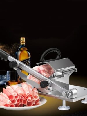 Alloy Stainless Steel Household Manual Thickness Adjustable Meat Vegetables Slicer Meat Slicing Machine, Meat Slicing Machine