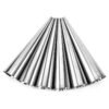 5 PCS Cone Roll Moulds Stainless Steel Spiral Nozzle Croissants Pastry Cream Horn Cake Mold