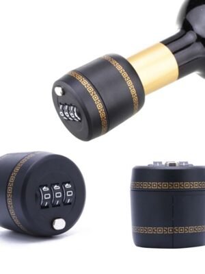 Red Wine Bottle Code Lock Bottle Cap Lock