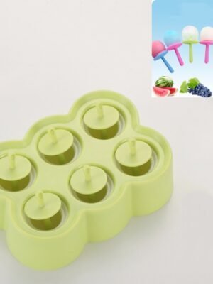 Mini DIY Creative Popsicle Mould Environmentally Friendly Silicone Ice Cube Ice Cream Mould, Rectangular, Triangle