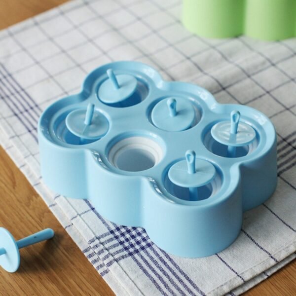 Mini DIY Creative Popsicle Mould Environmentally Friendly Silicone Ice Cube Ice Cream Mould, Rectangular, Triangle