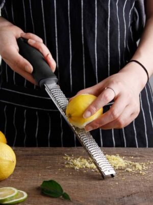 Portable Rectangle Stainless Steel Cheese Grater Tools Chocolate Lemon Fruit Peeler, PP bag packaging, Color box