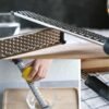Portable Rectangle Stainless Steel Cheese Grater Tools Chocolate Lemon Fruit Peeler, PP bag packaging, Color box