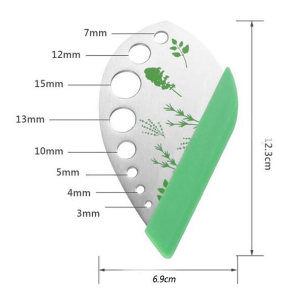 Creative 9-hole Vanilla Cutter Multi-function Stainless Steel Vanilla Peeler Stripper