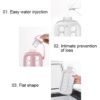 2 in 1 Round Ice Cube Mold Portable Ice Ball Maker Bottle Kettle with Lid White, 17 Grid