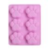 3 PCS Paw Soap Ice Cream Chocolate Cake Silicone Mold, Soap Shape