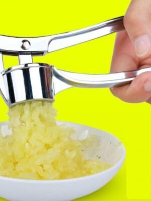 Kitchen Handheld Stainless Steel Ginger Garlic Crusher Garlic Puree Machine