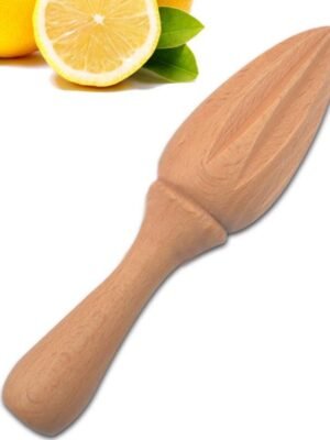Wooden Squeezer Juicer Fruit Juice Extractor Reamer Lemon Cone Multifunctional Kitchen Tool