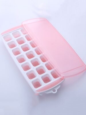 Summer 21 Grid Cool Home-made Ice Cube Ice Box Mould with Lid, 21 Grid(Pink), 21 Grid(Blue), 21 Grid(Green)