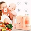 Multifunction Baby Food Cooking Maker Steamer Mixing Grinder Food Supplementary Machine EU Plug