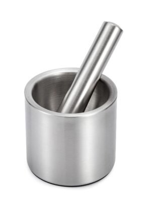 304 Stainless Steel Smashed Garlic Masher Sputum Pot Garlic Pot Home Manual Stone Scorpion Grinder, Column Type Garlic Casserole