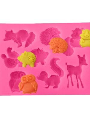 Animals Silicone Mold Cake Decorating Tools Pastry Baking Chocolate Soap Mold