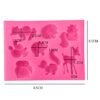Animals Silicone Mold Cake Decorating Tools Pastry Baking Chocolate Soap Mold