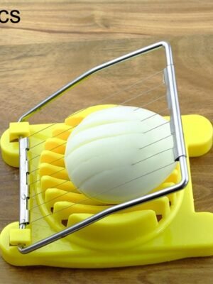2 PCS Multifunctional Stainless Steel Egg Preserved Egg Slicer Fancy Splitter Kitchen Supplies Egg Cutting Tools