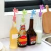 5 PCS Silicone Wine Stopper Flower Beer Stopper, 5 PCS Flower Shape(Green), 5 PCS Flower Shape(Purple), 5 PCS Flower Shape(Red), 5 PCS Flower Shape(Blue)
