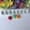 5 PCS Rose Flower Silicone Mold Fondant Cake Decorating Tools Baking Tools