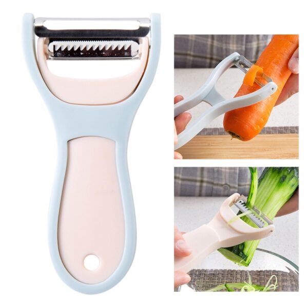 Fruit Vegetable Peeler Planer Potato Carrot Kitchen Tool, Fruit Vegetable Peeler Planer(Beige), Fruit Vegetable Peeler Planer(Blue)