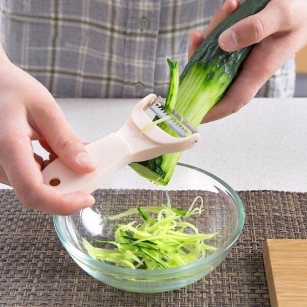 Fruit Vegetable Peeler Planer Potato Carrot Kitchen Tool, Fruit Vegetable Peeler Planer(Beige), Fruit Vegetable Peeler Planer(Blue)