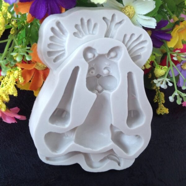 2 PCS 3D Animal Shape Silicone Form Fondant Cake Biscuit Molds, 3D Animal Shape(Lion), 3D Animal Shape(Giraffe), 3D Animal Shape(Rabbit), 3D Animal Shape(Monkey)