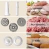 MGB -120A 250W Household Electric Multi-function Stainless Steel Kitchen Sausage Twisting Machine Meat Grinder, MGB -120A White, MGB -120A Black