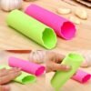 TBD0419826201A_3.jpg 2 PCS Kitchen Peeling Garlic Press Garlic Peeler Does Not Hurt the Hand Silicone Garlic Peeler, Green, Red, Blue
