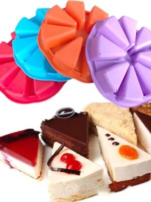 DIY Silicone Eight-point Triangle Mould Silicone Cake Mold Baking Tool, Random Color Delivery, Eight-point Triangle Mould
