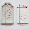 DIY Baking Christmas Series Modeling Fondant Silicone Mold, Christmas Leaves, Christmas Snowflake, Christmas Round Snowflake Shape, Christmas Tree