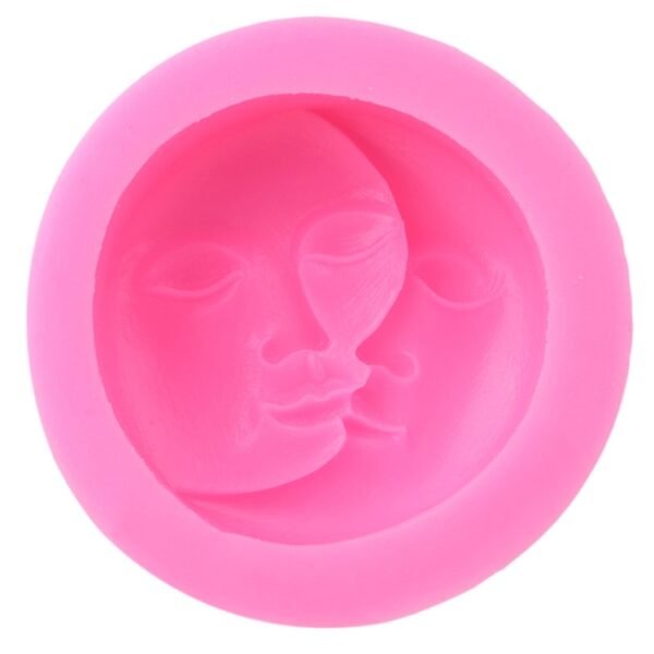 DIY Chocolate Cake Pudding Decoration Tool Face Silicone Model Baking Mold, Face licone Model