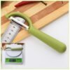 4个一卖 Stainless Steel Round Handle Peeler Sugar Cane Scraper  Fruit Plane, 4 PCS Apple Peeler Knife (Dark Gery), 4 PCS Apple Peeler Knife (Green), 4 PCS Apple Peeler Knife (White), 4 PCS Apple Peeler Knife (Light Gery), 4 PCS Apple Peeler Knife (Black)...