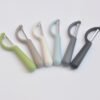 4个一卖 Stainless Steel Round Handle Peeler Sugar Cane Scraper  Fruit Plane, 4 PCS Apple Peeler Knife (Dark Gery), 4 PCS Apple Peeler Knife (Green), 4 PCS Apple Peeler Knife (White), 4 PCS Apple Peeler Knife (Light Gery), 4 PCS Apple Peeler Knife (Black)...