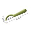 4个一卖 Stainless Steel Round Handle Peeler Sugar Cane Scraper  Fruit Plane, 4 PCS Apple Peeler Knife (Dark Gery), 4 PCS Apple Peeler Knife (Green), 4 PCS Apple Peeler Knife (White), 4 PCS Apple Peeler Knife (Light Gery), 4 PCS Apple Peeler Knife (Black)...