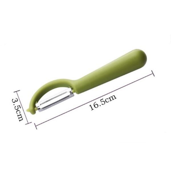 4个一卖 Stainless Steel Round Handle Peeler Sugar Cane Scraper  Fruit Plane, 4 PCS Apple Peeler Knife (Dark Gery), 4 PCS Apple Peeler Knife (Green), 4 PCS Apple Peeler Knife (White), 4 PCS Apple Peeler Knife (Light Gery), 4 PCS Apple Peeler Knife (Black)...