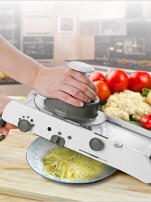Multifunctional Long Stainless Steel Grater Slicer Chopper Crusher