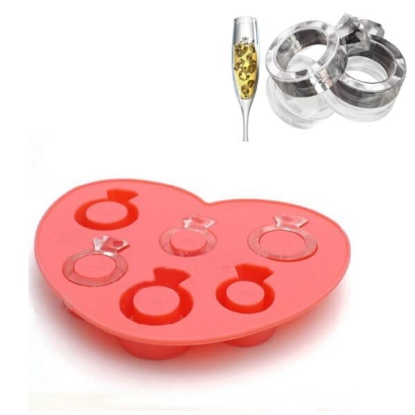 TBD0425287601B_1.jpg Silicone DIY Creative Ring Ice Mold Ice Box, Ring Shape