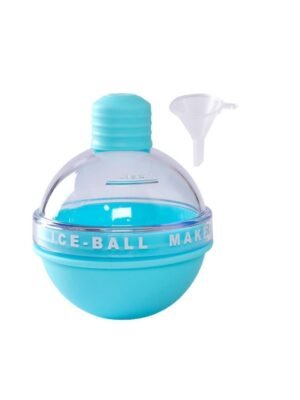 2PCS Home Whiskey Bulb Ice Ball Ice Cube Silicone Mold With Funnel, With Funnel+Sky Blue, With Funnel+Lavender Purple, With Funnel+Cherry Blossom Pink, With Funnel+Banana Yellow
