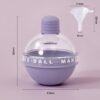 2PCS Home Whiskey Bulb Ice Ball Ice Cube Silicone Mold With Funnel, With Funnel+Sky Blue, With Funnel+Lavender Purple, With Funnel+Cherry Blossom Pink, With Funnel+Banana Yellow