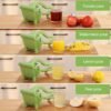 Portable Household Plastic Manual Crushed Ice Juicer Special For Bar Tea Shop Hand Squeeze Juicer