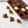 TBD04268136.jpg 8 PCS Silicone Love Shape 15 Grid Cake Chocolate Ice Tray Mold