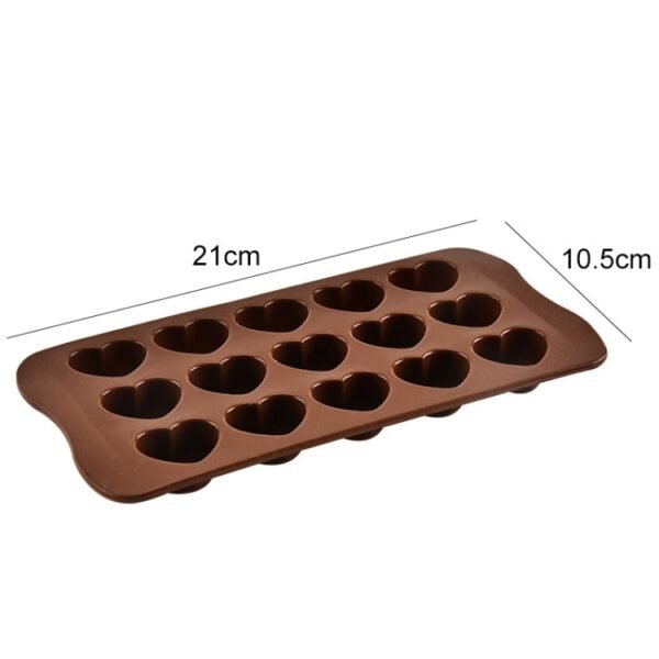 TBD04268136_1.jpg 8 PCS Silicone Love Shape 15 Grid Cake Chocolate Ice Tray Mold