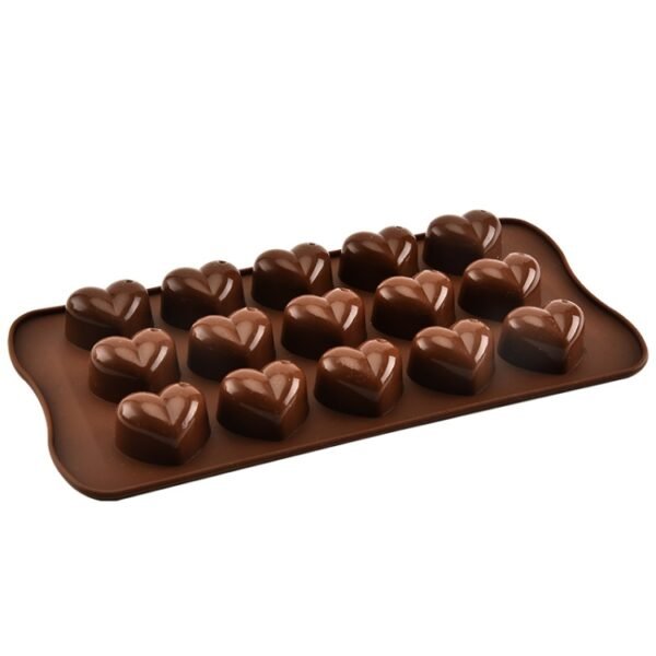TBD04268136_2.jpg 8 PCS Silicone Love Shape 15 Grid Cake Chocolate Ice Tray Mold