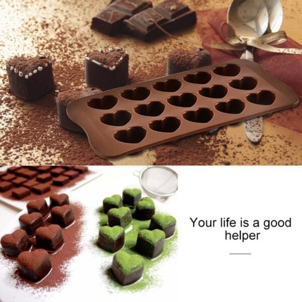 TBD04268136_5.jpg 8 PCS Silicone Love Shape 15 Grid Cake Chocolate Ice Tray Mold