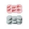 6 PCS Creative Cake Chocolate Mold 3D Car Cartoon Household Silicone Baking Ice Tray Mold, 3D Car Shape (Blue), 3D Car Shape(Pink)