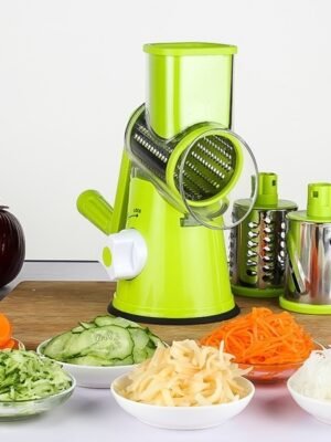 Multifunctional Manual Fruit Vegetable Slicer Cutter Carrot Potato Cutting Machine Stainless steel Blade Salad Chopper, Random Color Delivery