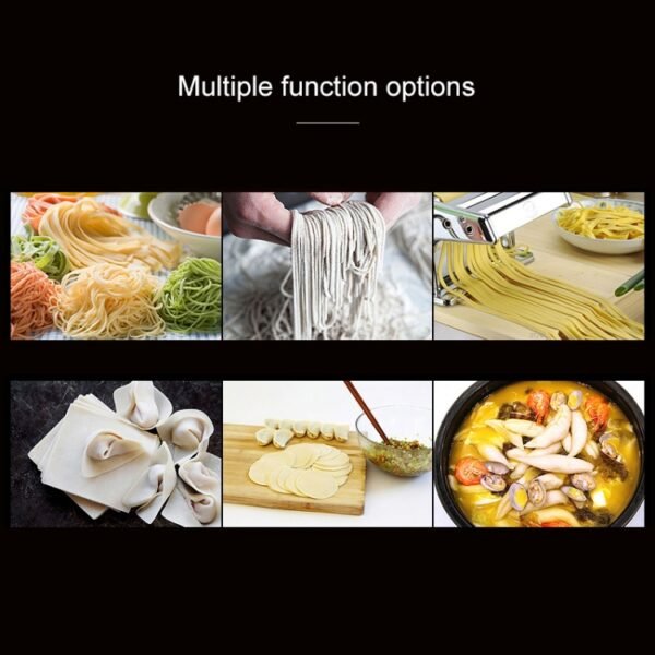 Household Stainless Steel Pasta Making Machine Manual Noodle Maker Spaghetti Hand Cutter