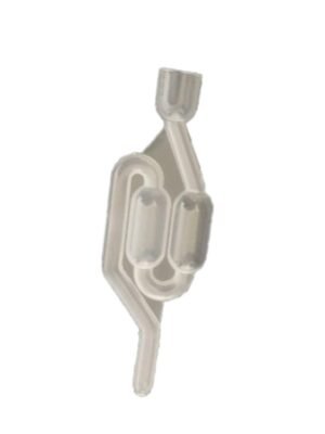 Water Seal Exhaust One way Home Brew Wine Fermentation Airlock Brewing Sealed Plastic Air Lock Check Valve Water Sealed Valves, Uncovered plain check valve, Common check valve with cover